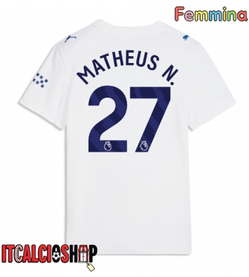 Manchester City Matheus Nunes #27 Terza Maglia Femmina 2026-27 Manica Corta